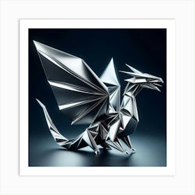 Origami Dragon 1 Art Print