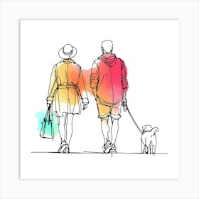 Creative Love And Relationship Illustration 117 Art Print