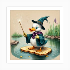 Walt Disney Duck 1 Art Print