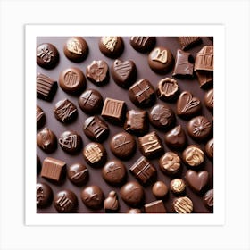 Chocolates 4 Art Print