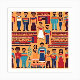 People Of Mexico Art Print