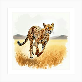 Cheetah Art Print