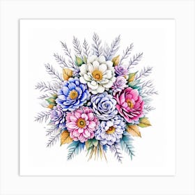 Bouquet Of Flowers 4 Art Print