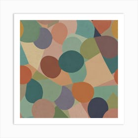 Abstract Circles 9 Art Print