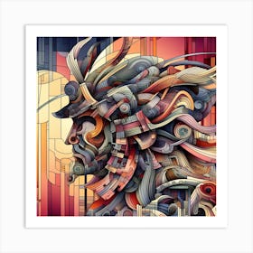 Abstract Art 4 Art Print