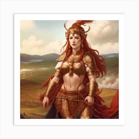 Boudica, the Queen of Gauls Art Print