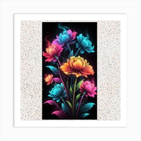 Colorful Flowers Art Print