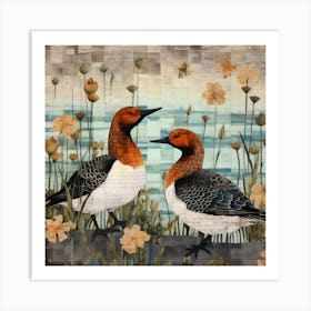 Bird In Nature Canvasback 1 Art Print