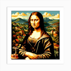 Mona Lisa 1 Art Print