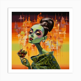 Zombie Cocktail Art Print