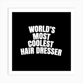 Hair Dresser Art Print