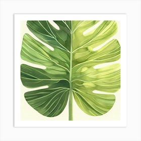 Monstera Leaf Art Print