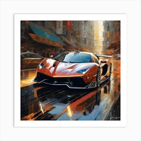 Lamborghini 186 Art Print