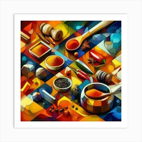 Spice - Abstract Painting Art Print