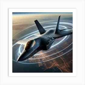 F-22 Fighter Jet Art Print