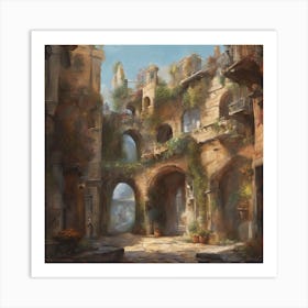 Fantasy Painting 13 Art Print