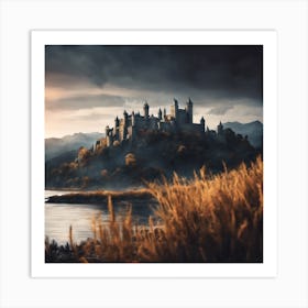 Castle On A Hill 5 Art Print