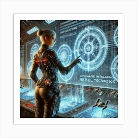 Councilor Serena Technological Sabotage Art Print