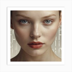 Portrait Of A Young Woman 28 Art Print