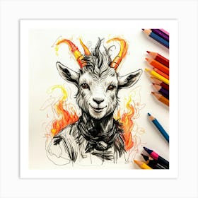 Goat! 17 Art Print