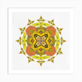 Colorful Mandala 1 Art Print