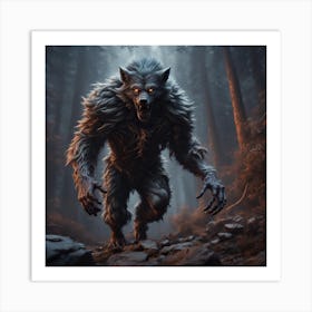 Werewolf 3 Art Print