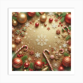 Christmas Background 33 Art Print