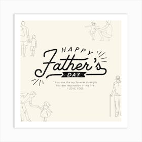 Happy Father'S Day Art Print