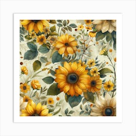 Sunflowers 15 Art Print