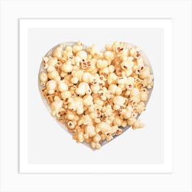 Heart Shaped Popcorn 3 Art Print
