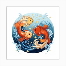 Koi Fish 10 Art Print