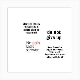 Don T Give Up 1 Art Print