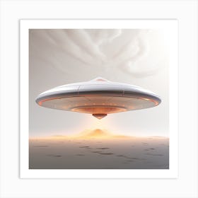 Alien Spaceship 2 Art Print