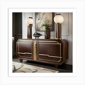 Deco Sideboard Art Print