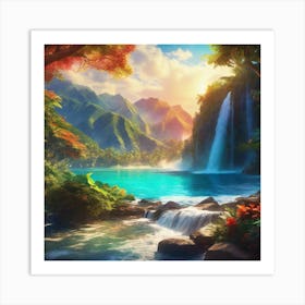 Hawaiian Landscape Art Print