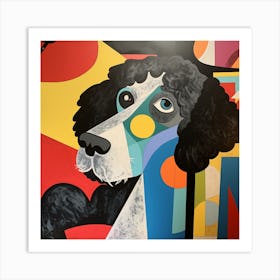 Abstract Dog 3 Art Print
