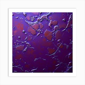 Abstract Purple Art Print