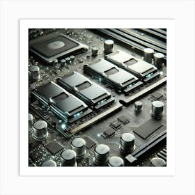 Sovereign Flame Laptop Memory Art Print