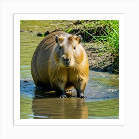 Capybara 2 Art Print