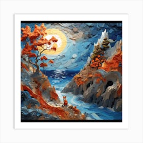 Landscape Painting Art Print