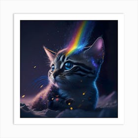 Cat Galaxy (40) Art Print