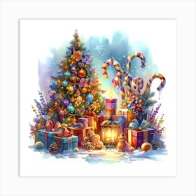 Christmas Tree 1 Art Print