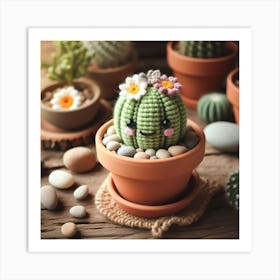 Amigurumi, Cactus Art Print