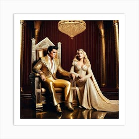 King And Queen Art Print