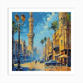 Egyptian City Art Print