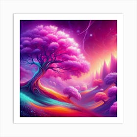 Tree In The Sky 56 Art Print