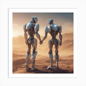 A Highly Advanced Android With Synthetic Skin And Emotions, Indistinguishable From Humans 2 Art Print
