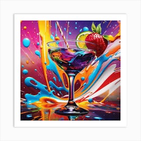 Martini 4 Art Print