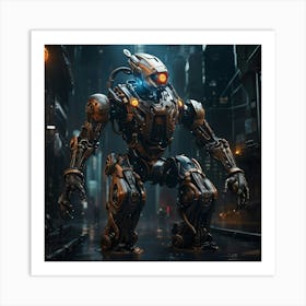 Robotic Cyclops Art Print