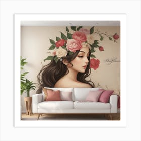 Flora Art Print